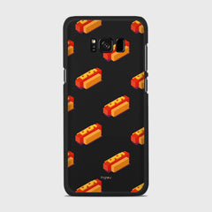 HOT DOGS Samsung Galaxy S8 Plus case - thin fit matte black (D117)