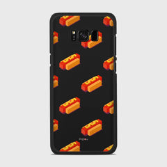 HOT DOGS Samsung Galaxy S8 case - thin fit matte black (D117)