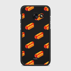 HOT DOGS Samsung Galaxy A3 (2017) case - thin fit matte black (D117)
