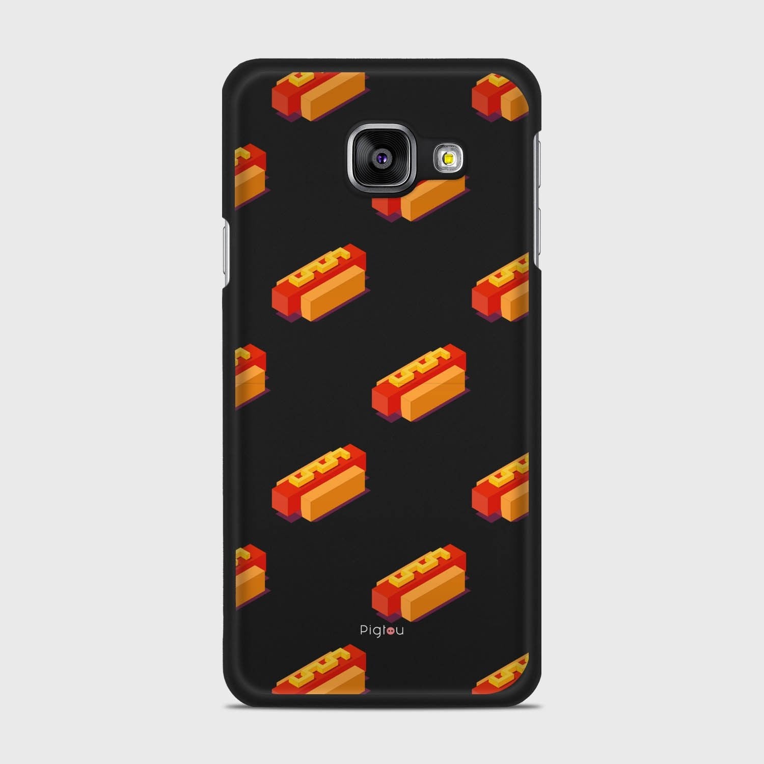 HOT DOGS Samsung Galaxy A3 (2016) case - thin fit matte black (D117)