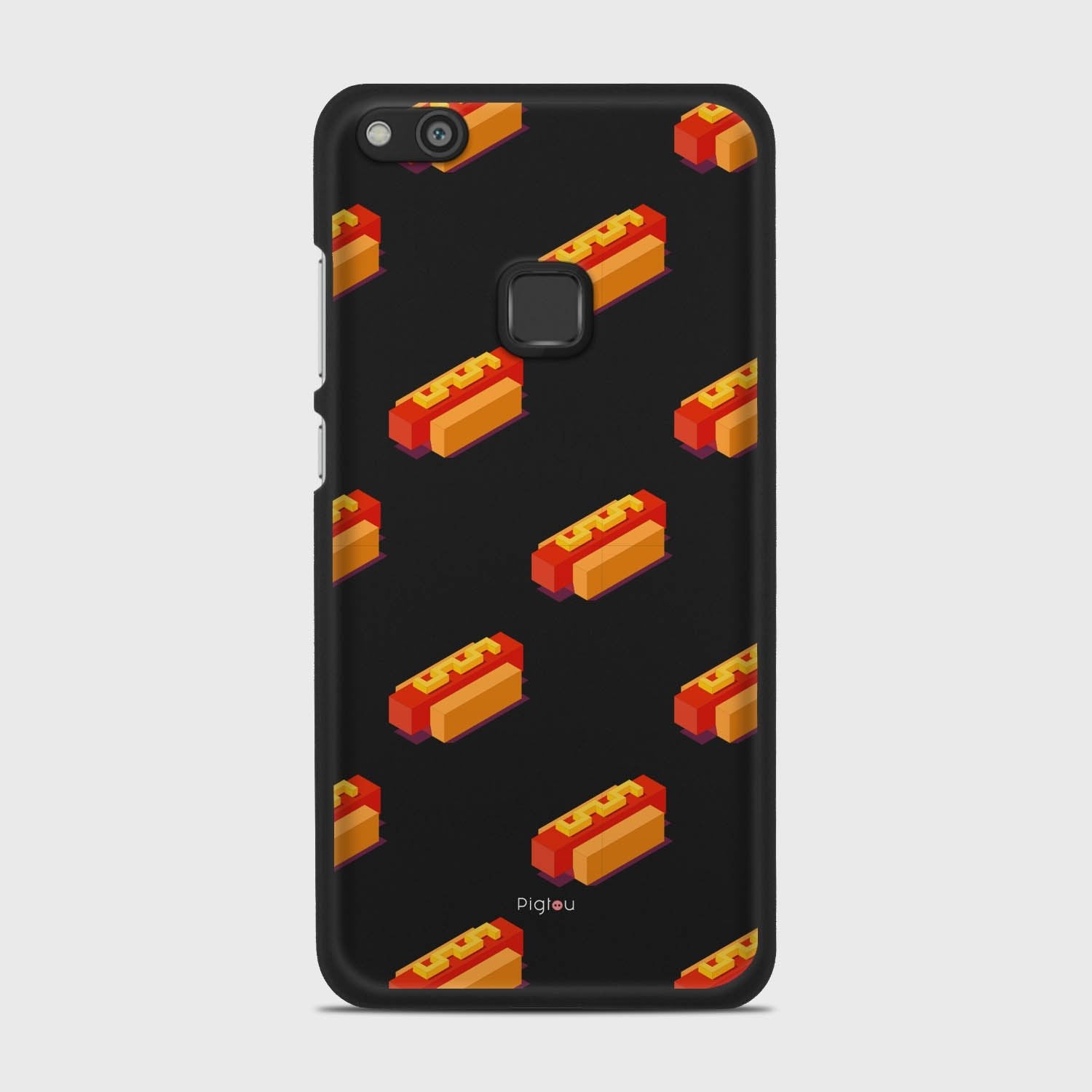 HOT DOGS Huawei P10 Lite case - thin fit matte black (D117)