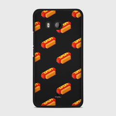 HOT DOGS HTC U11 case - thin fit matte black (D117)