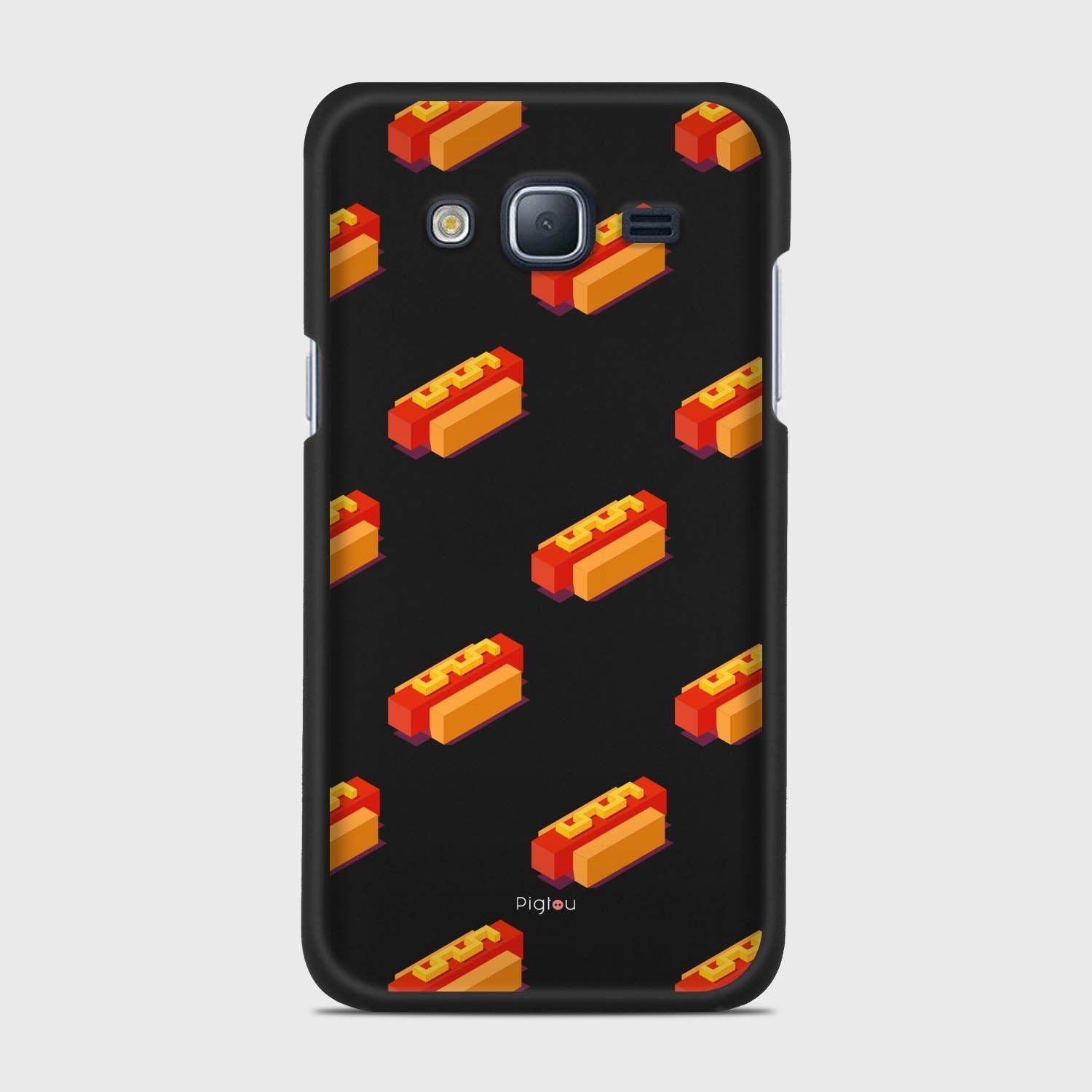 HOT DOGS Samsung Galaxy J3 (2016) case - thin fit matte black (D117)