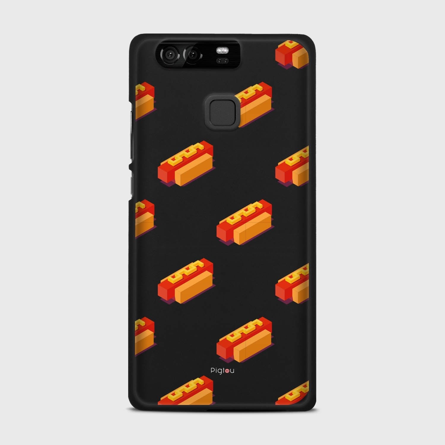 HOT DOGS Huawei P9 case - thin fit matte black (D117)