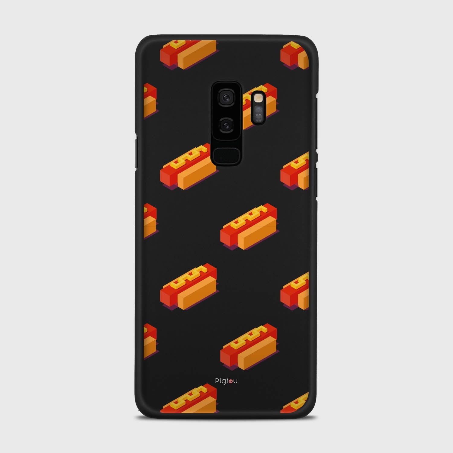 HOT DOGS Samsung Galaxy S9 Plus case - thin fit matte black (D117)