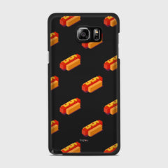 HOT DOGS Samsung Galaxy Note 5 case - thin fit matte black (D117)