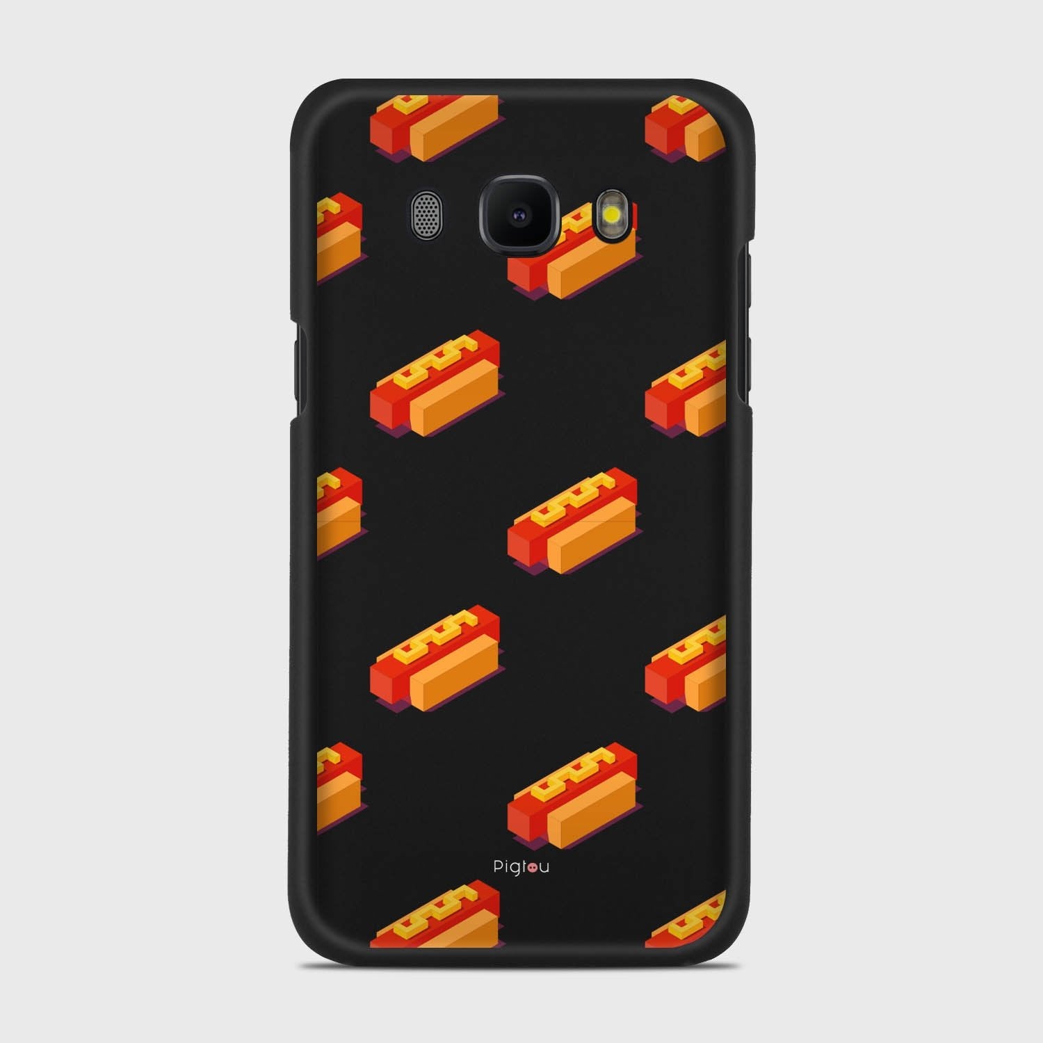 HOT DOGS Samsung Galaxy J5 (2016) case - thin fit matte black (D117)