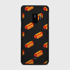 HOT DOGS Samsung Galaxy S9 case - thin fit matte black (D117)