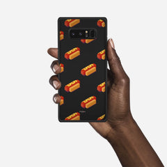 HOT DOGS Samsung Galaxy Note 8 case - thin fit matte black (D117)