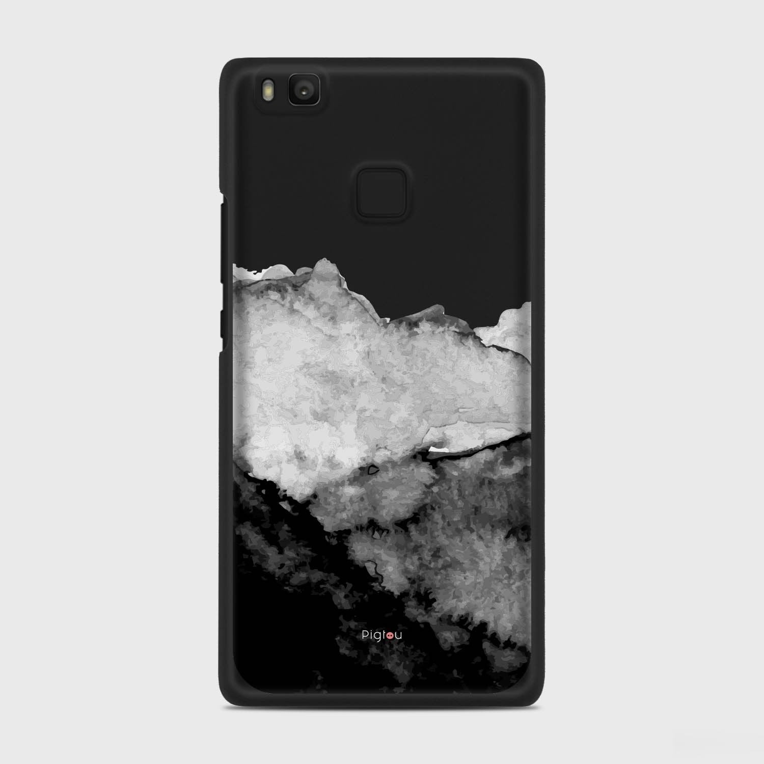 MOUNTAINS Huawei P9 Lite case - thin fit matte black (D118)