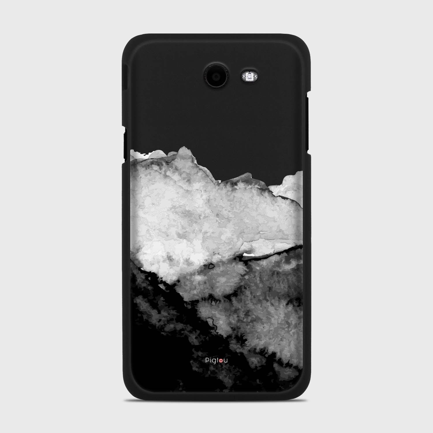 MOUNTAINS Samsung Galaxy J7 (2017) Verizon case - thin fit matte black (D118)
