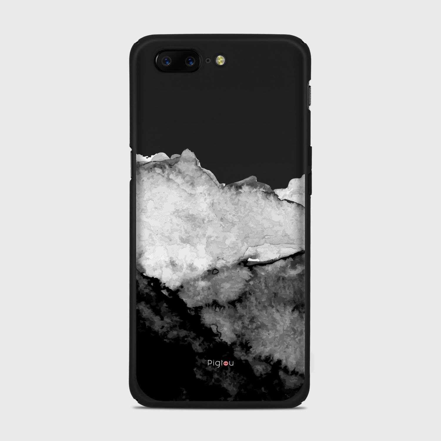 MOUNTAINS Samsung Galaxy A3 (2015) case - thin fit matte black (D118)