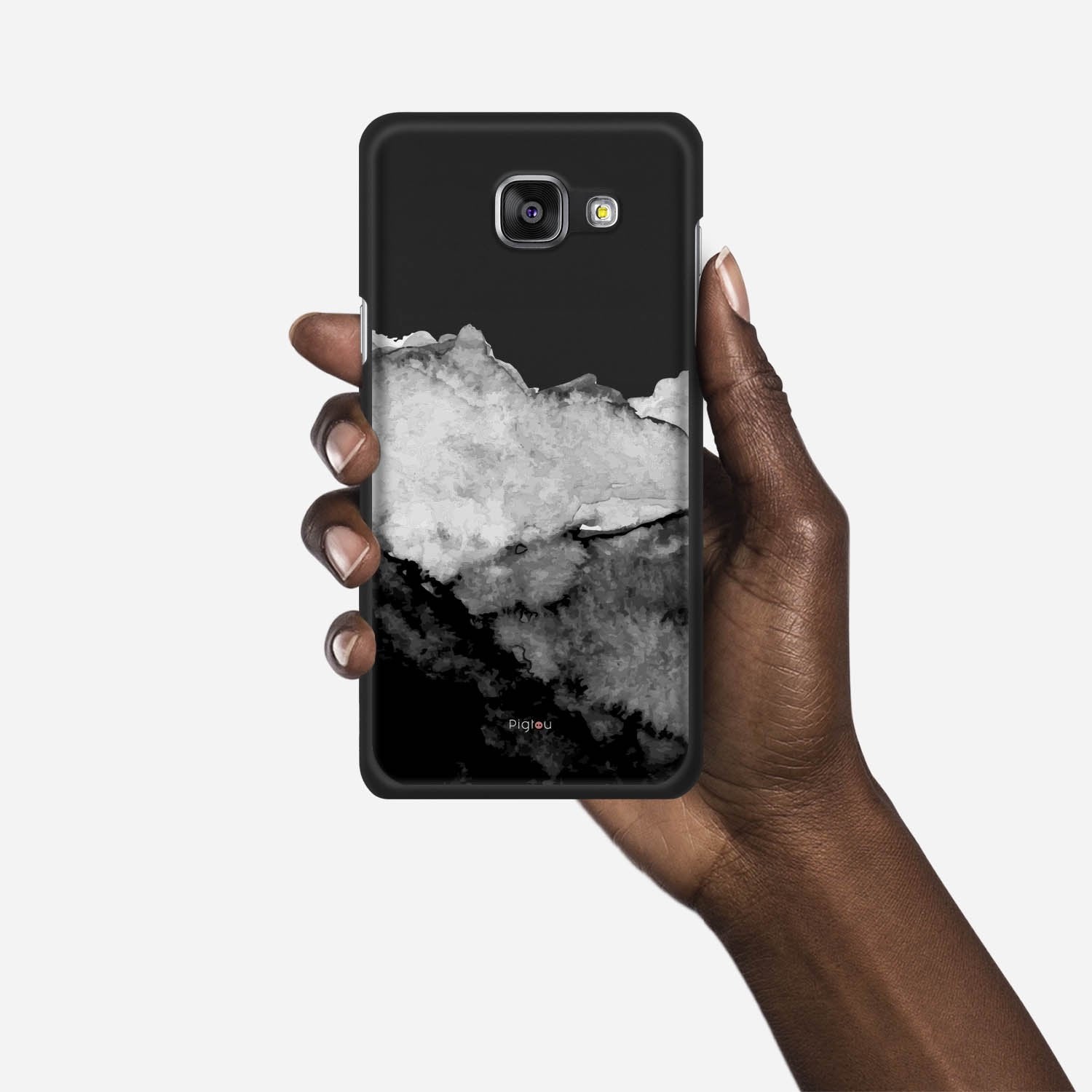 MOUNTAINS Samsung Galaxy A5 (2016) case - thin fit matte black (D118)