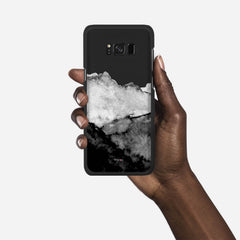 MOUNTAINS Samsung Galaxy S8 Plus case - thin fit matte black (D118)