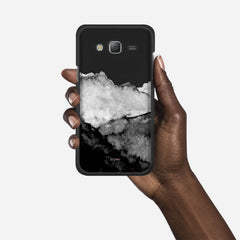 MOUNTAINS Samsung Galaxy J5 (2015) case - thin fit matte black (D118)