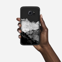 MOUNTAINS Samsung Galaxy S6 Edge case - thin fit matte black (D118)