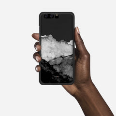 MOUNTAINS Huawei P10 case - thin fit matte black (D118)