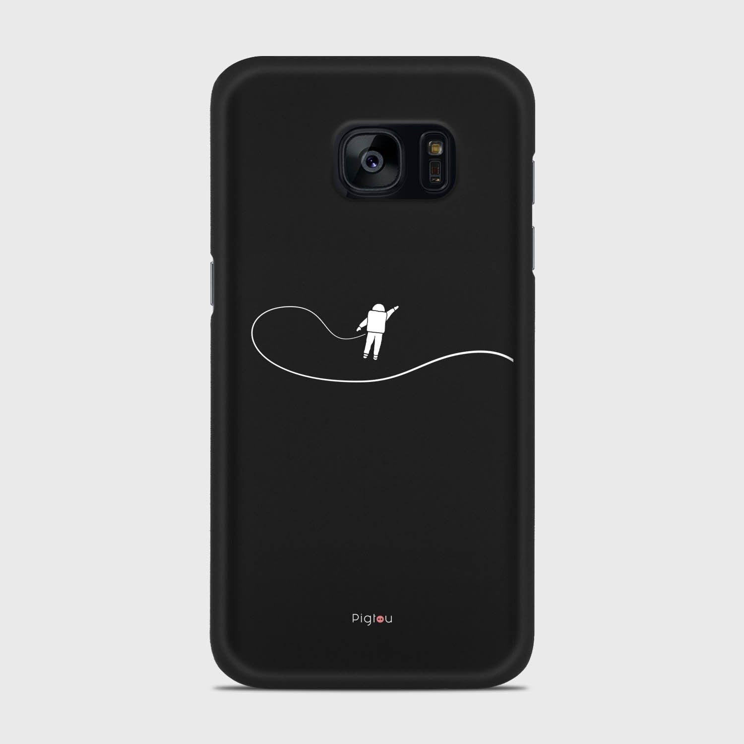 GRAVITY Samsung Galaxy S7 case - thin fit matte black (D119)