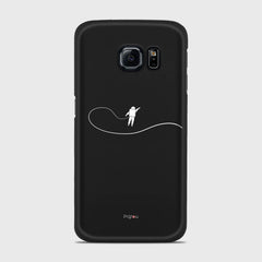 GRAVITY Samsung Galaxy S6 Edge case - thin fit matte black (D119)