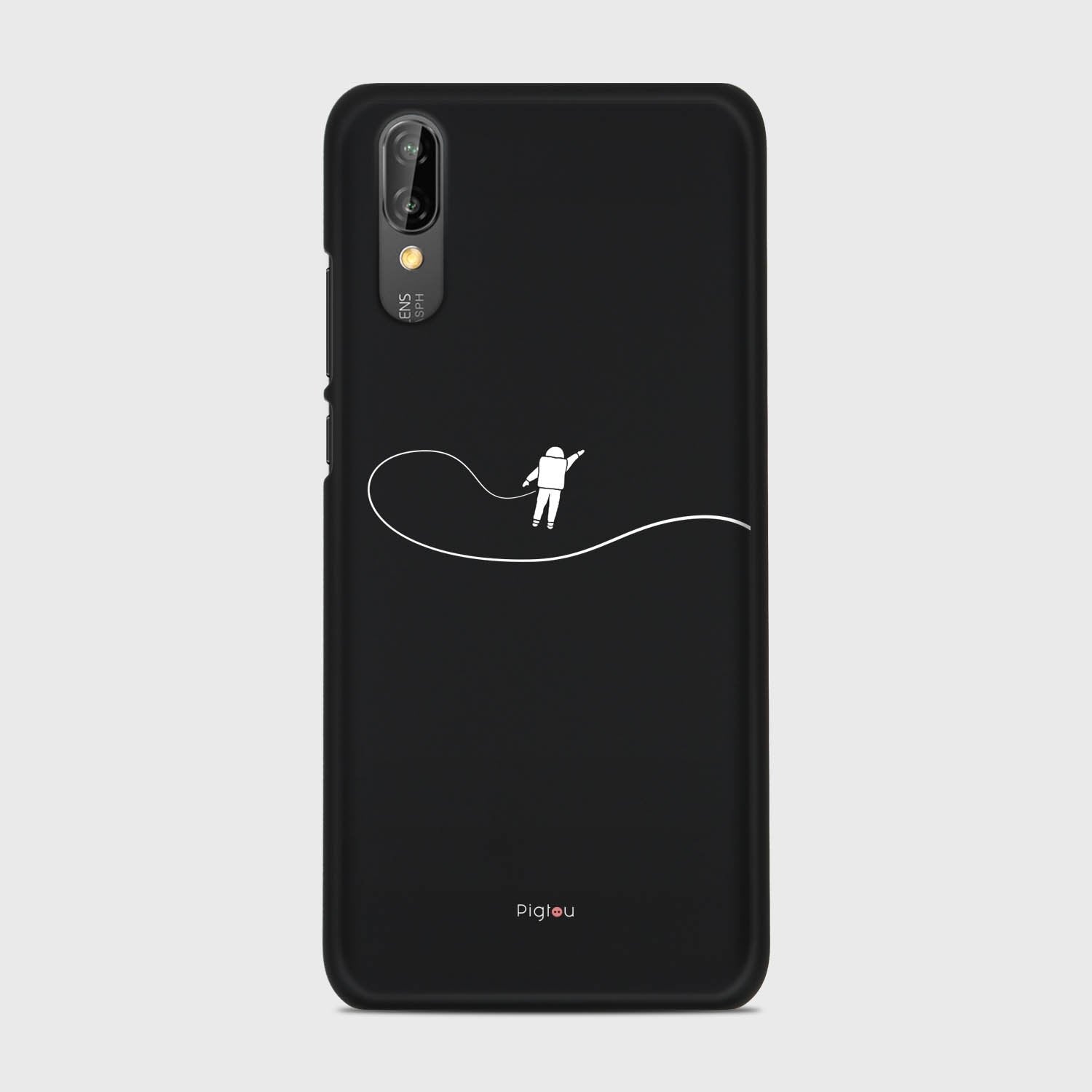 GRAVITY Huawei P20 case - thin fit matte black (D119)