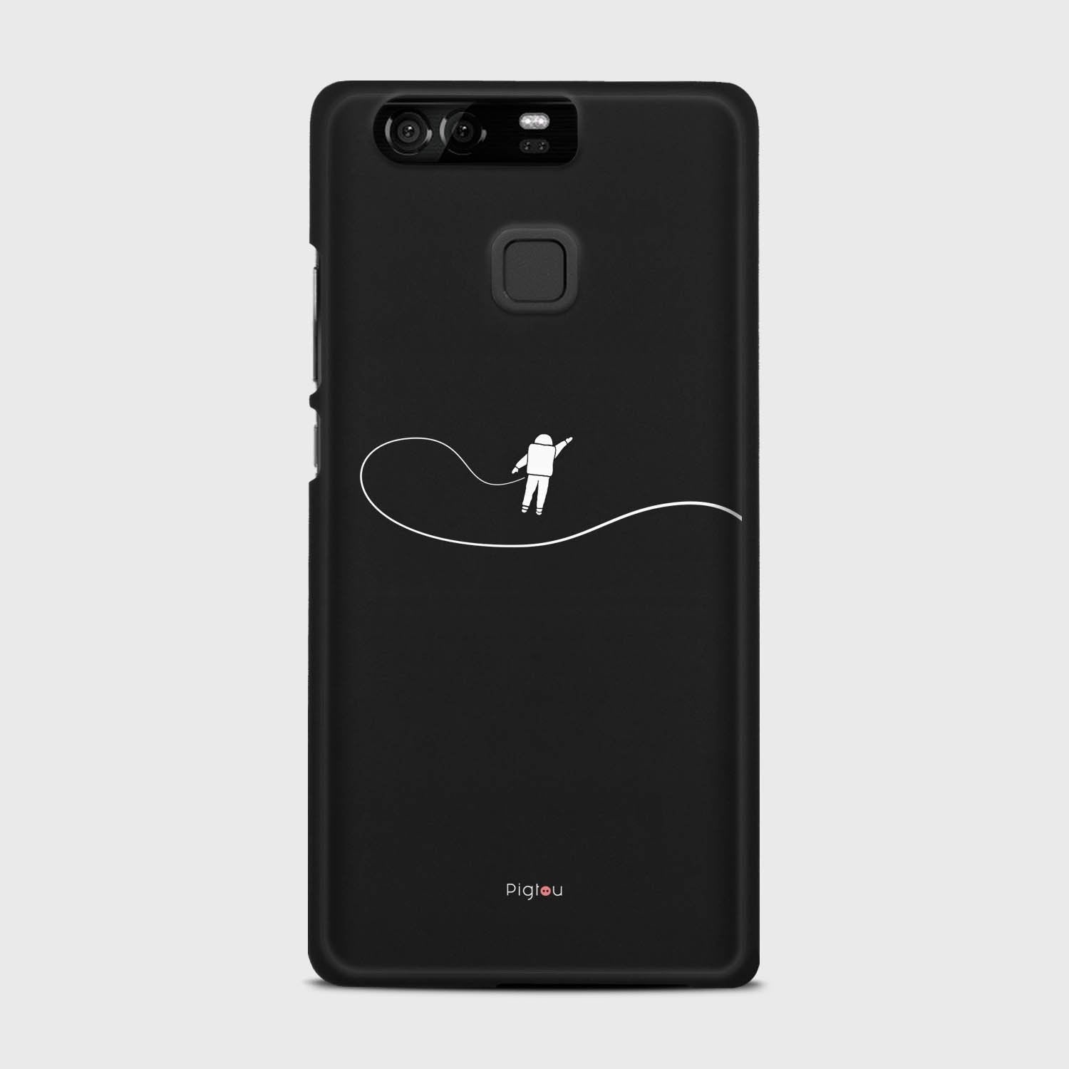 GRAVITY Huawei P9 case - thin fit matte black (D119)