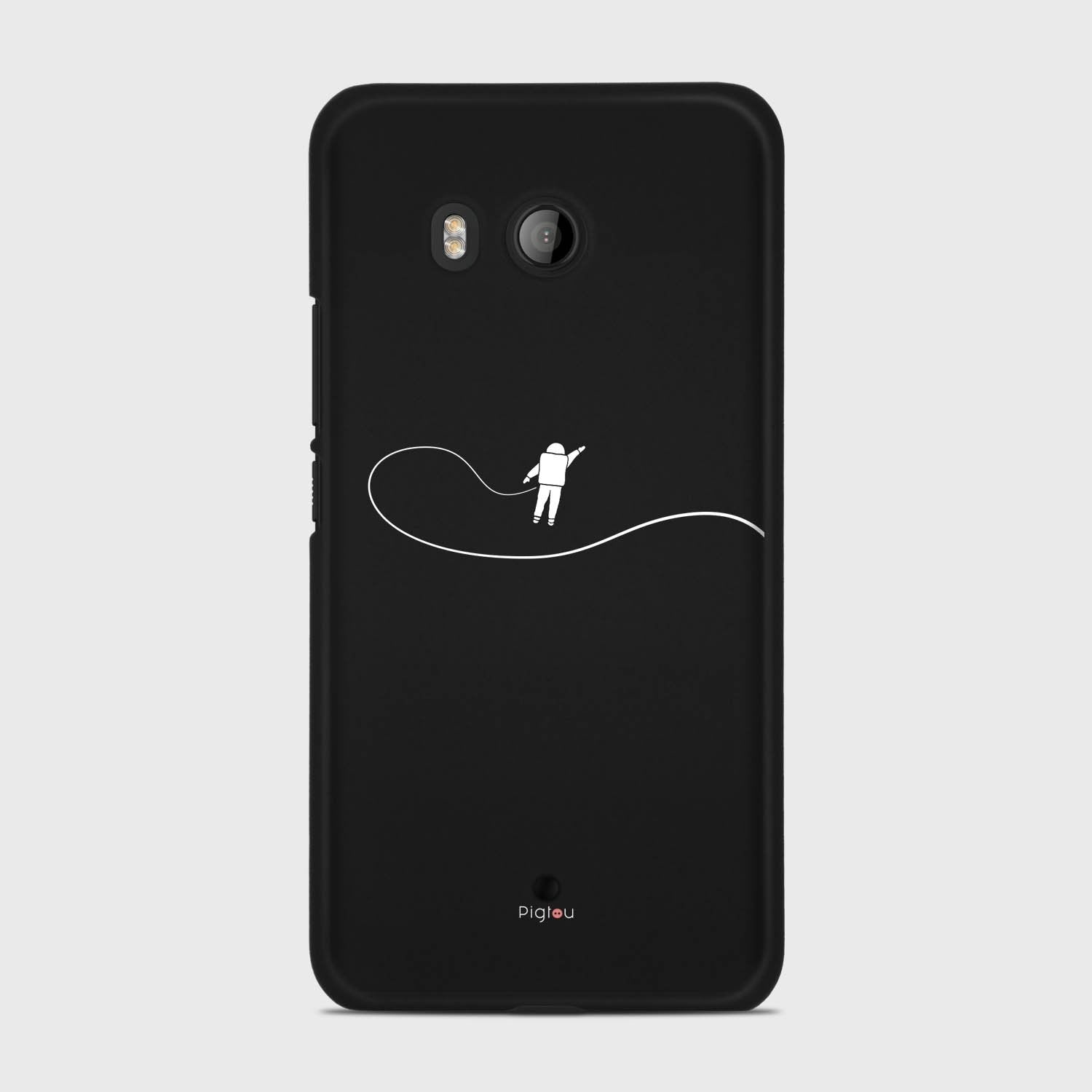 GRAVITY HTC U11 case - thin fit matte black (D119)