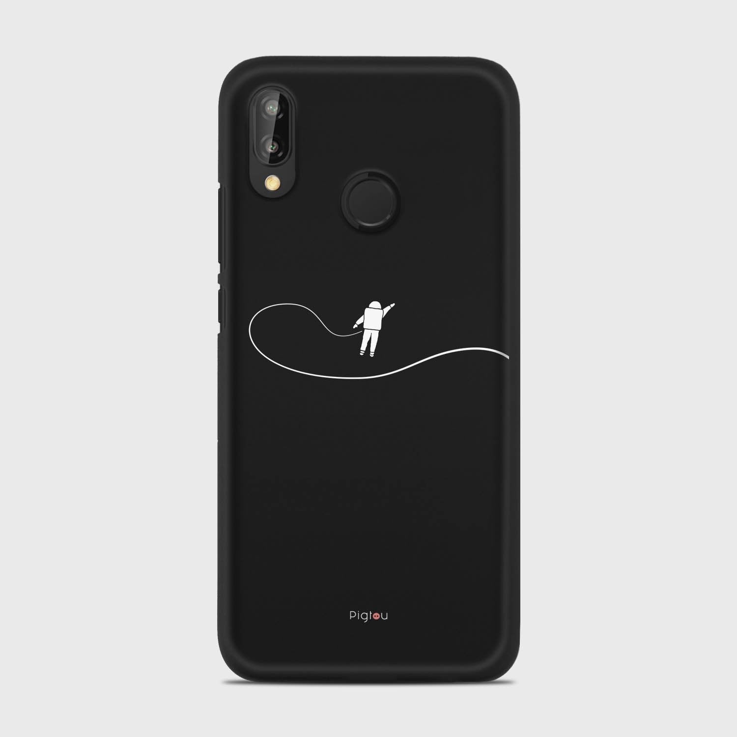GRAVITY Huawei P20 Lite case - thin fit matte black (D119)