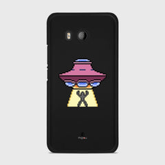 ESCAPE HTC U11 case - thin fit matte black (D120)