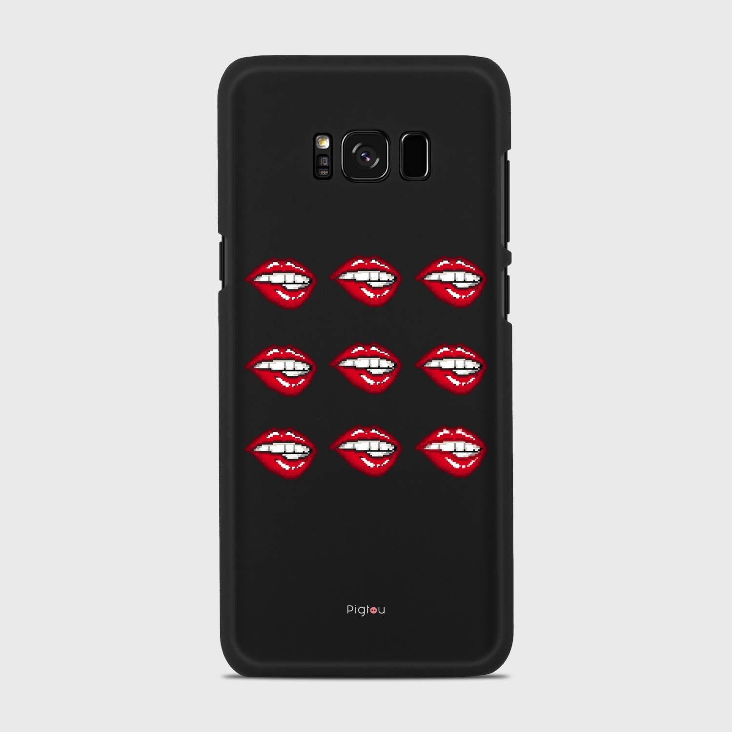 POP ART Samsung Galaxy S8 case - thin fit matte black (D121)