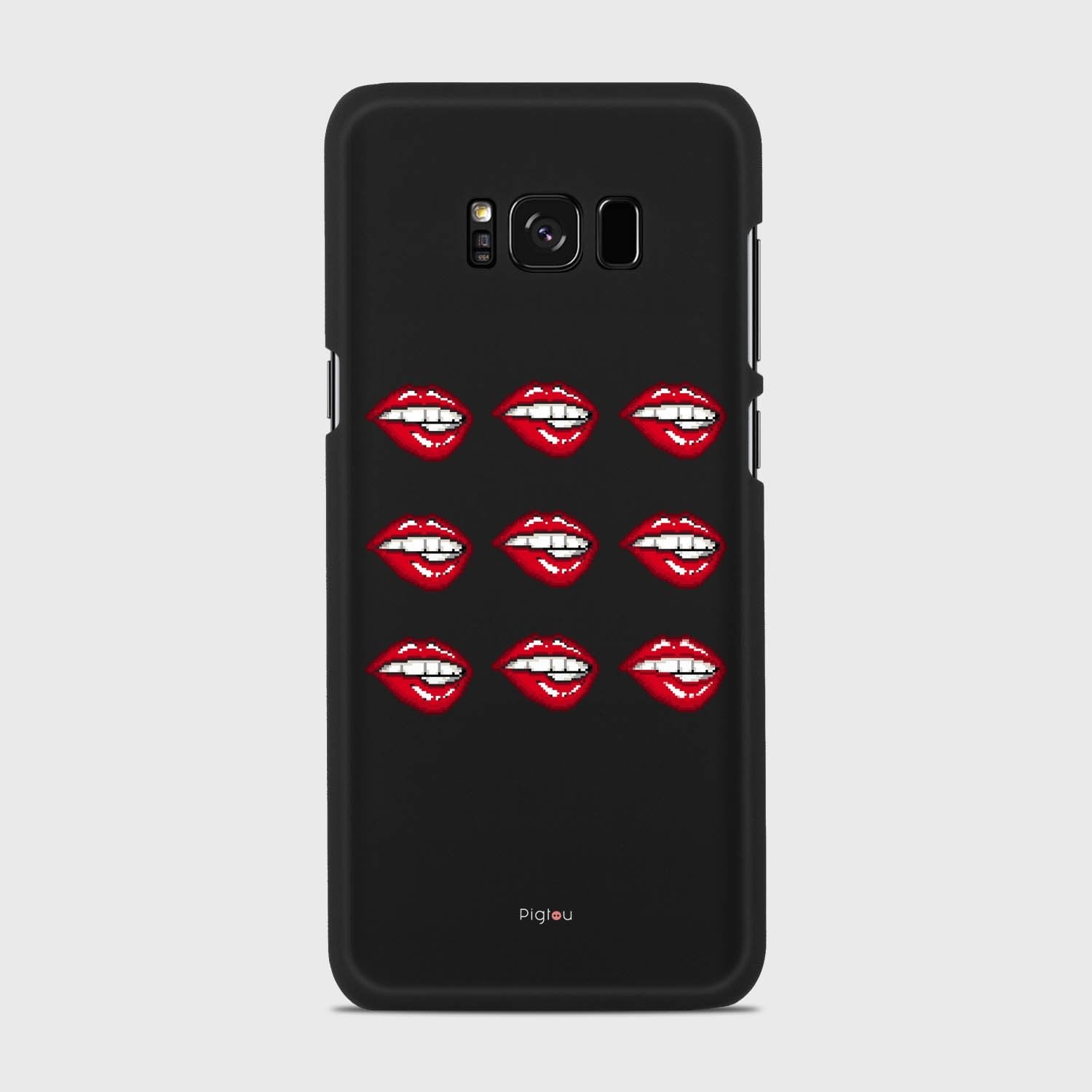 POP ART Samsung Galaxy S8 Plus case - thin fit matte black (D121)