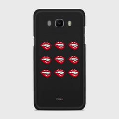 POP ART Samsung Galaxy J7 (2016) case - thin fit matte black (D121)