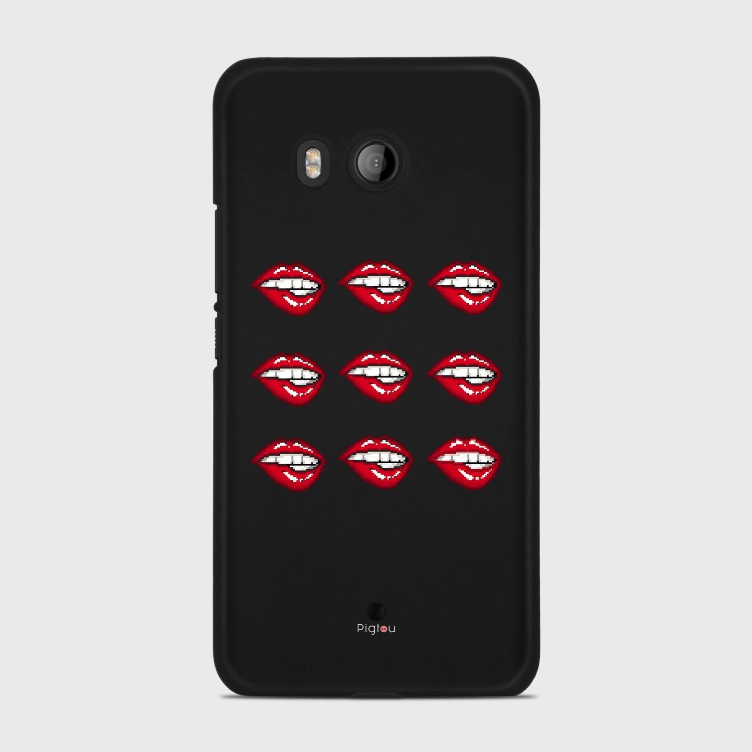 POP ART HTC U11 case - thin fit matte black (D121)