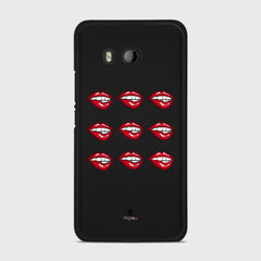 POP ART HTC U11 case - thin fit matte black (D121)