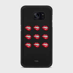 POP ART Samsung Galaxy S7 Edge case - thin fit matte black (D121)
