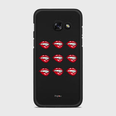 POP ART Samsung Galaxy A3 (2017) case - thin fit matte black (D121)