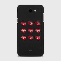 POP ART Samsung Galaxy J7 (2017) Verizon case - thin fit matte black (D121)