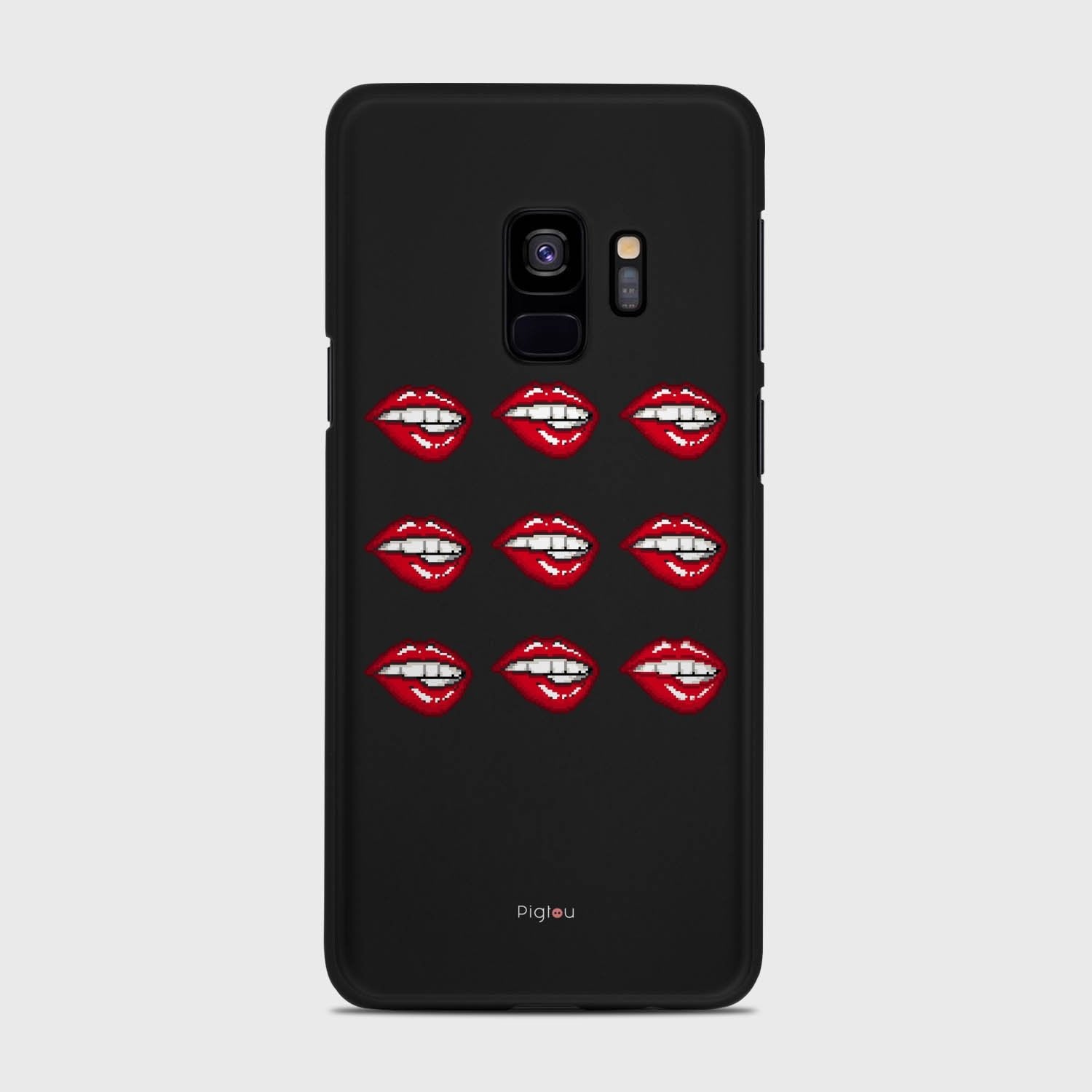 POP ART Samsung Galaxy S9 case - thin fit matte black (D121)