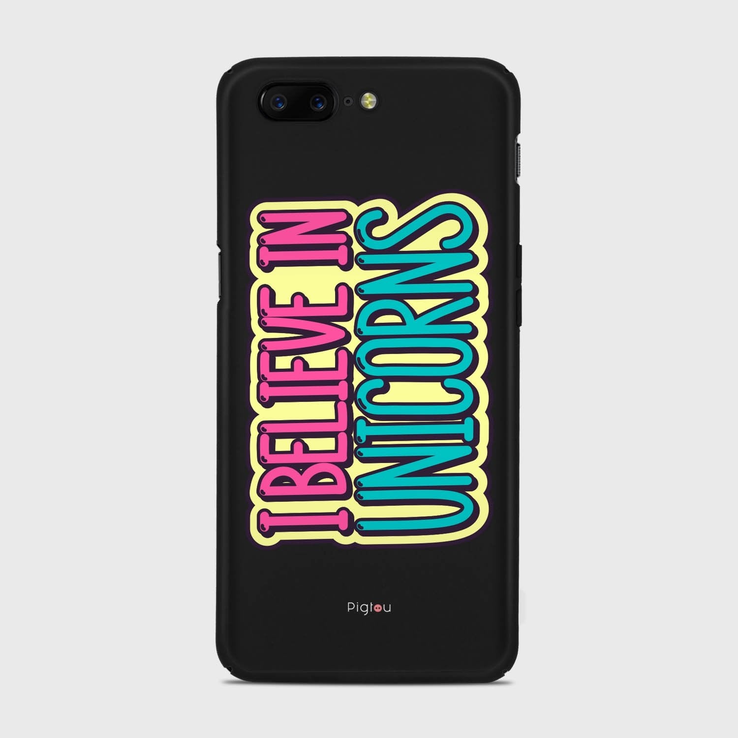 I BELIEVE IN UNICORNS Samsung Galaxy A3 (2015) case - thin fit matte black (D123)