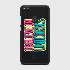 I BELIEVE IN UNICORNS Huawei P10 Lite case - thin fit matte black (D123)