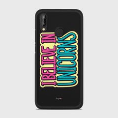 I BELIEVE IN UNICORNS Huawei P20 Lite case - thin fit matte black (D123)