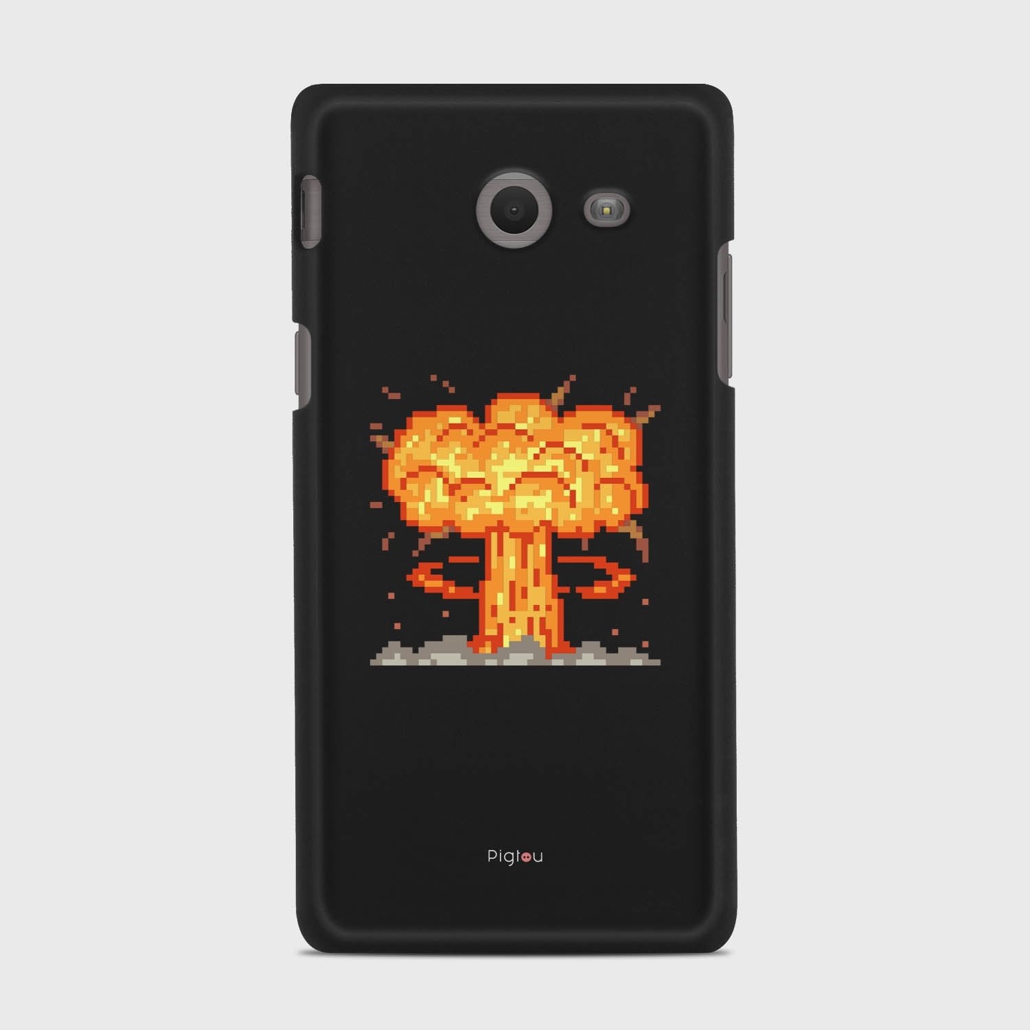 ATOMIC BOMB Samsung Galaxy J5 (2017) Verizon case - thin fit matte black (D124)
