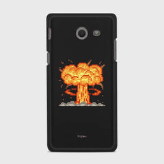 ATOMIC BOMB Samsung Galaxy J5 (2017) Verizon case - thin fit matte black (D124)