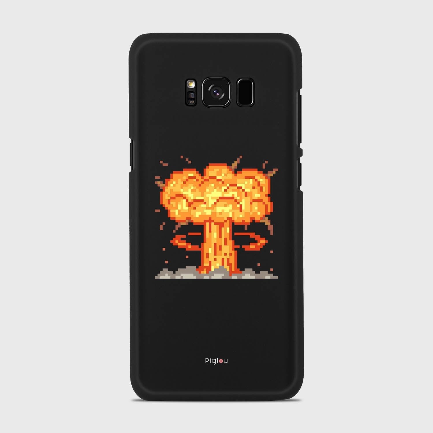 ATOMIC BOMB Samsung Galaxy S8 case - thin fit matte black (D124)