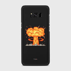 ATOMIC BOMB Samsung Galaxy S8 case - thin fit matte black (D124)