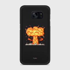 ATOMIC BOMB Samsung Galaxy S7 case - thin fit matte black (D124)
