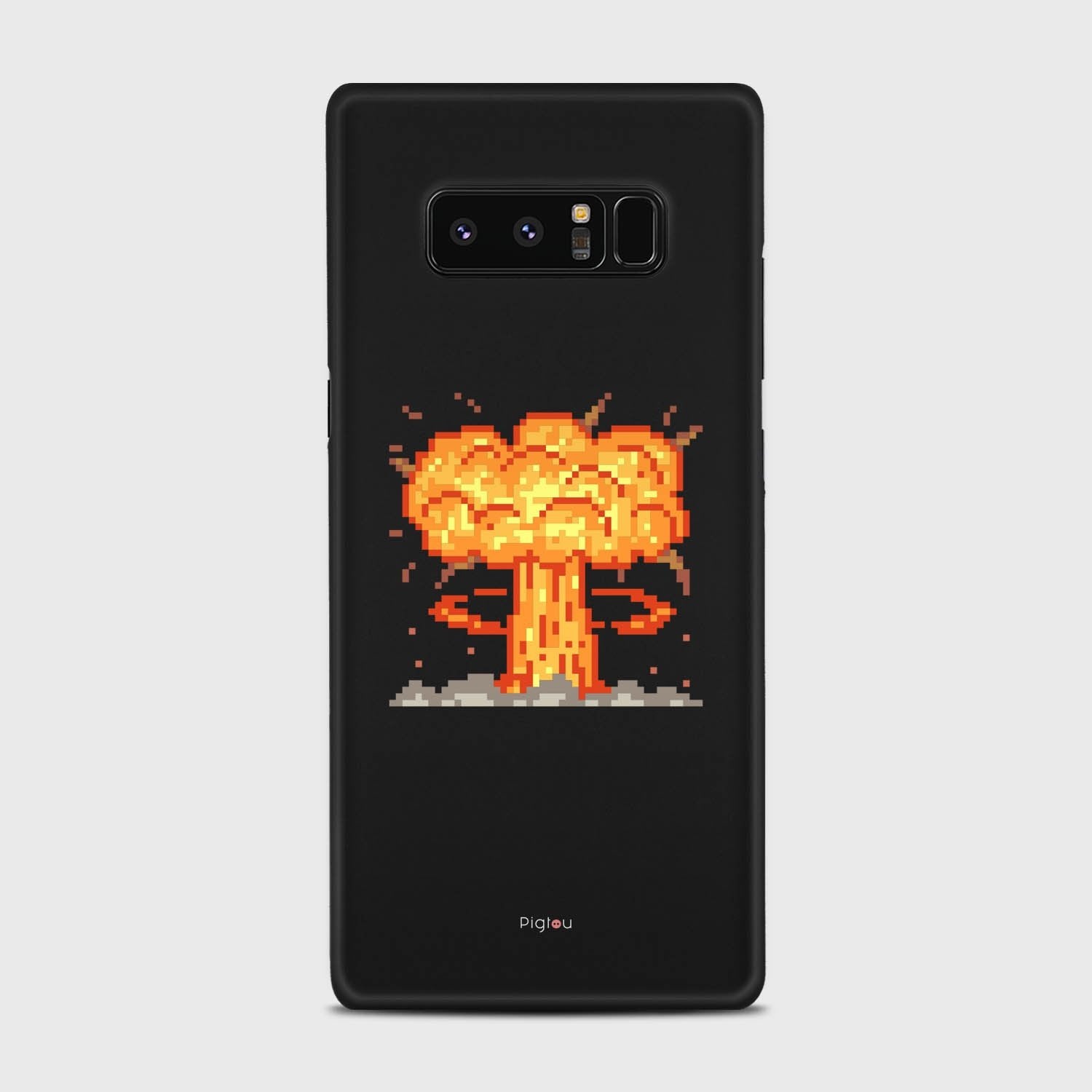 ATOMIC BOMB Samsung Galaxy Note 8 case - thin fit matte black (D124)