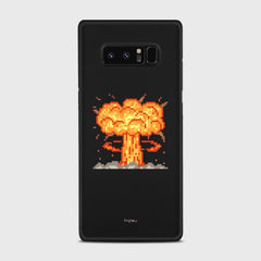 ATOMIC BOMB Samsung Galaxy Note 8 case - thin fit matte black (D124)