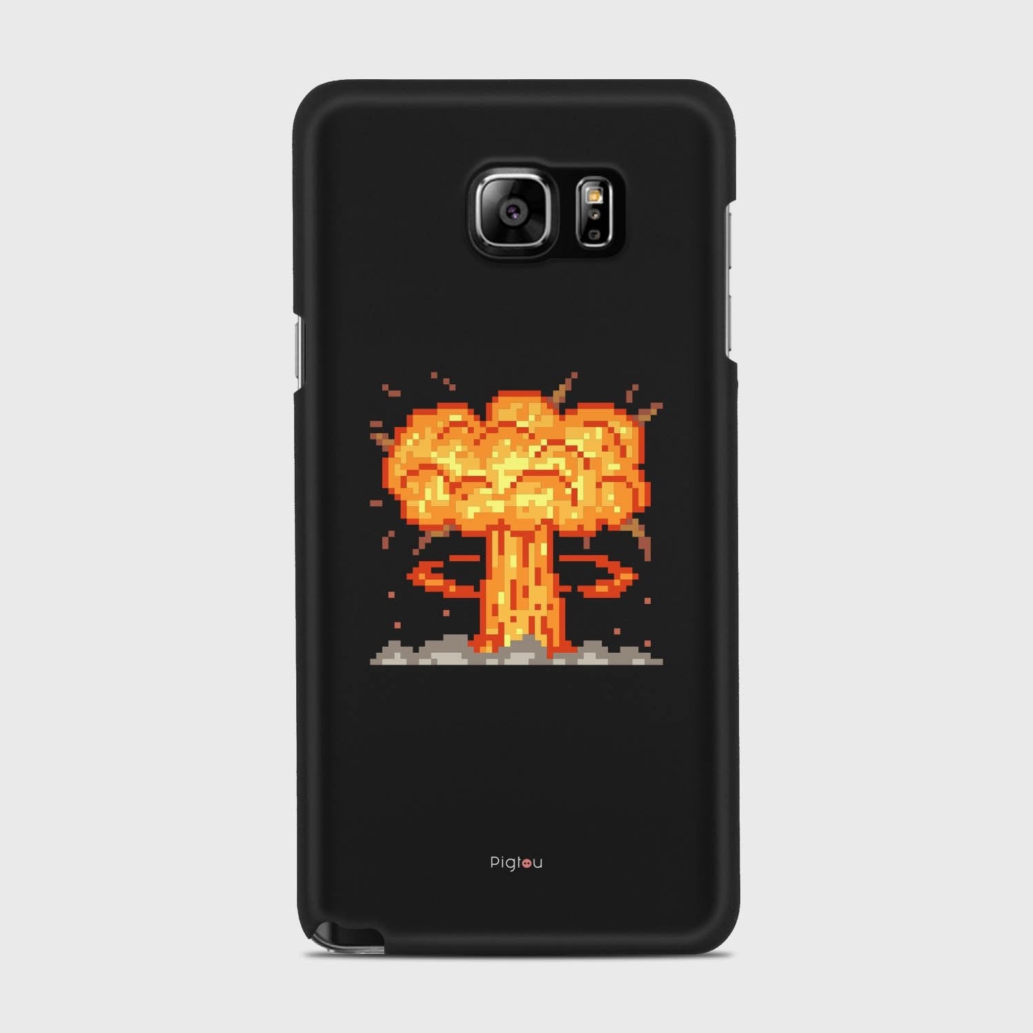 ATOMIC BOMB Samsung Galaxy Note 5 case - thin fit matte black (D124)