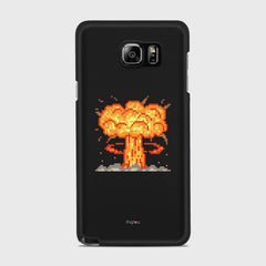 ATOMIC BOMB Samsung Galaxy Note 5 case - thin fit matte black (D124)