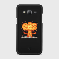 ATOMIC BOMB Samsung Galaxy J5 (2015) case - thin fit matte black (D124)